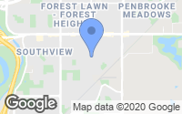 Map of Copperfield, AB